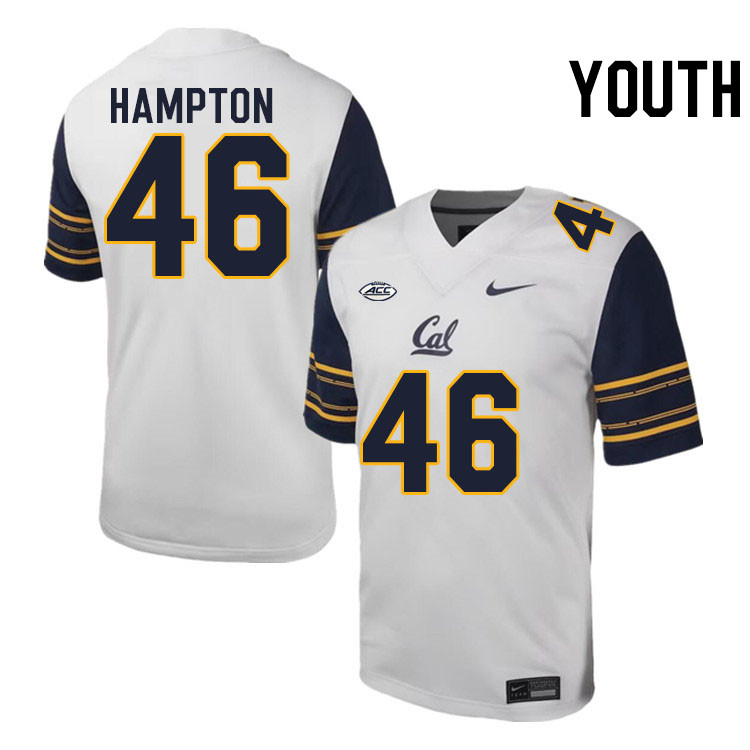 Youth #46 Aaron Hampton California Golden Bears ACC Conference College Football Jerseys Stitched Sal